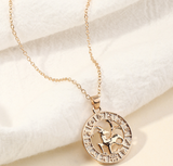 Zodiac Signs Moon Necklace