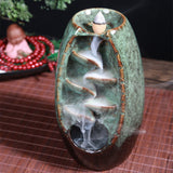 Waterfall backflow incense burner