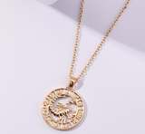 Zodiac Signs Moon Necklace