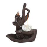 Buddha waterfall incense burner