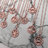 Zodiac Signs Moon Necklace