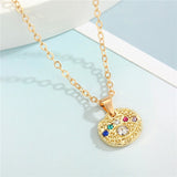 Crystal Turkish Evil Eye Necklace