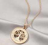 Zodiac Signs Moon Necklace