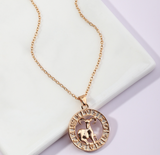 Zodiac Signs Moon Necklace