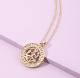 Zodiac Signs Moon Necklace