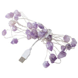 Natural Amethyst Decorative Lights  Stones